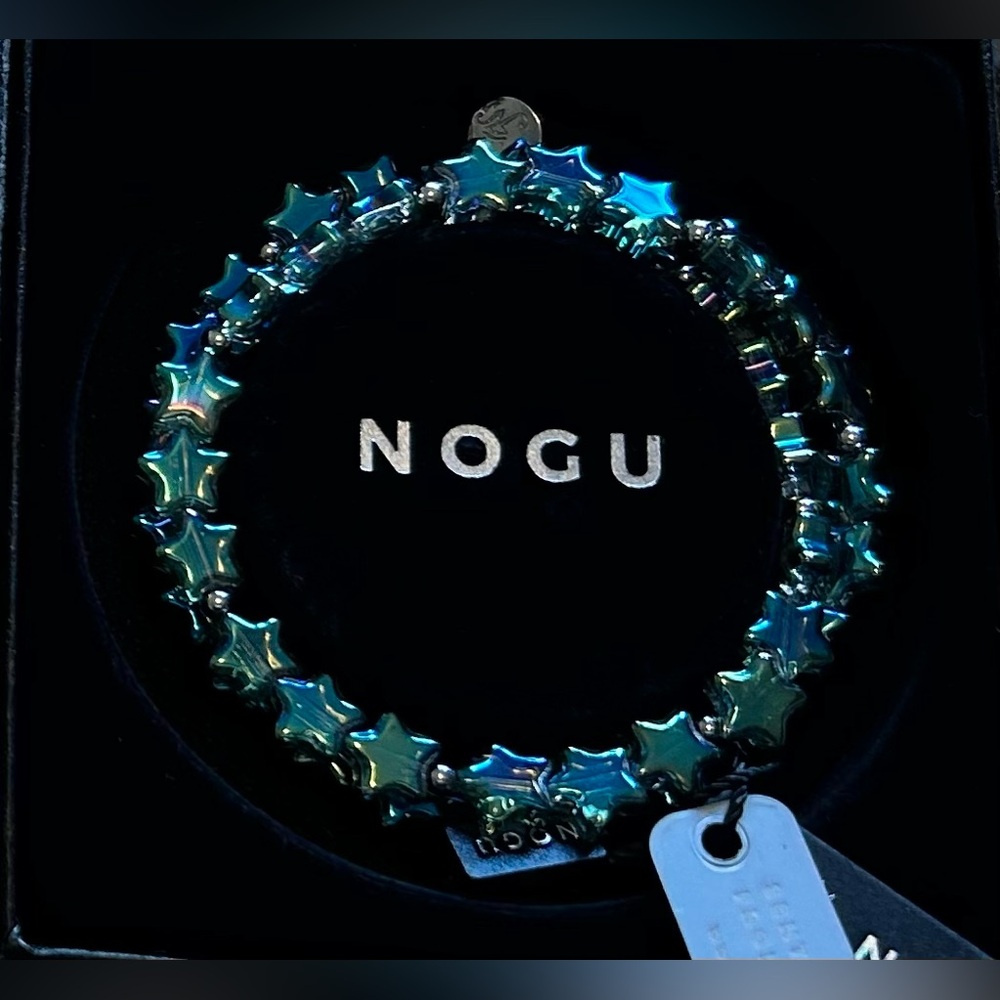 💚💚NOGU Emerald Borealis .925 Sterling Silver Star Wrap 💚💚